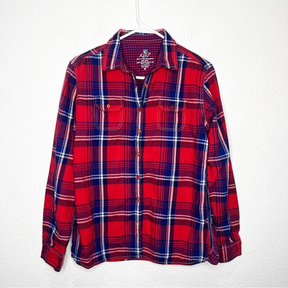 Kuhl Flannel Shirt Buffalo Check Plaid